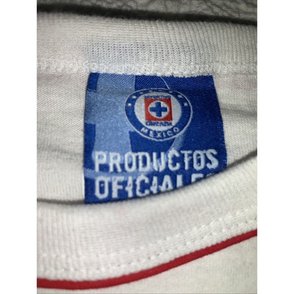 Vintage Deportivo Cruz Azul Mexico Futbol Soccer T-Shirt Medium Official Emblem - Picture 4 of 9